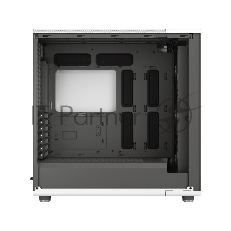 Корпус ПК без блока питания/ Case Fractal Design North XL RC Chalk TG Clear, Full-Tower, 3x140mm, 2xUSB-A 3.0 + 1xUSB 3.2 Type-C, ATX, mATX, mITX White