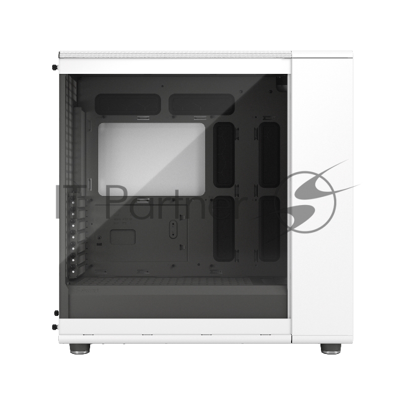 Корпус ПК без блока питания/ Case Fractal Design North XL RC Chalk TG Clear, Full-Tower, 3x140mm, 2xUSB-A 3.0 + 1xUSB 3.2 Type-C, ATX, mATX, mITX White