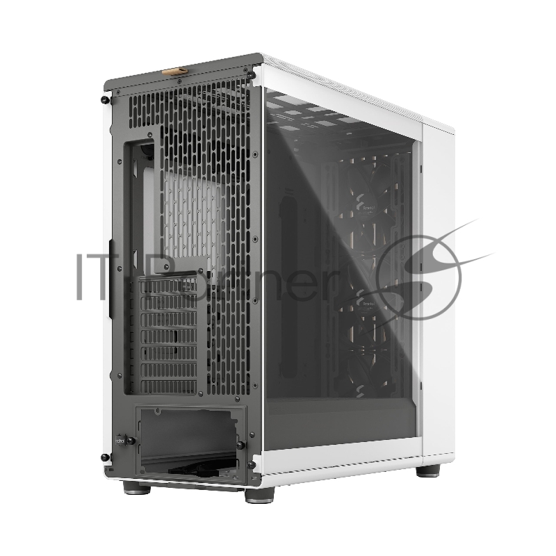 Корпус ПК без блока питания/ Case Fractal Design North XL RC Chalk TG Clear, Full-Tower, 3x140mm, 2xUSB-A 3.0 + 1xUSB 3.2 Type-C, ATX, mATX, mITX White