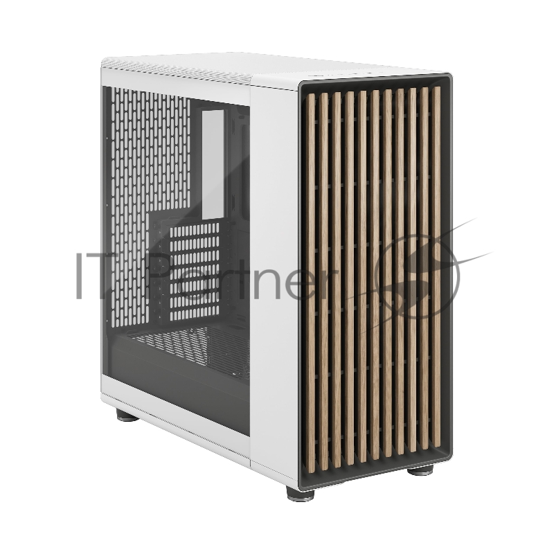 Корпус ПК без блока питания/ Case Fractal Design North XL RC Chalk TG Clear, Full-Tower, 3x140mm, 2xUSB-A 3.0 + 1xUSB 3.2 Type-C, ATX, mATX, mITX White