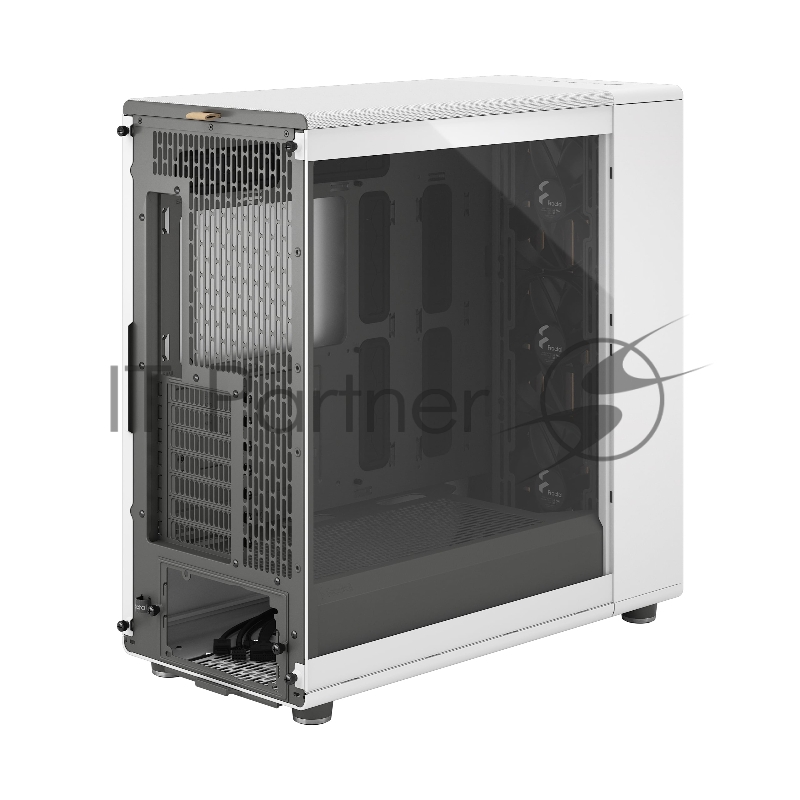 Корпус ПК без блока питания/ Case Fractal Design North XL RC Chalk TG Clear, Full-Tower, 3x140mm, 2xUSB-A 3.0 + 1xUSB 3.2 Type-C, ATX, mATX, mITX White