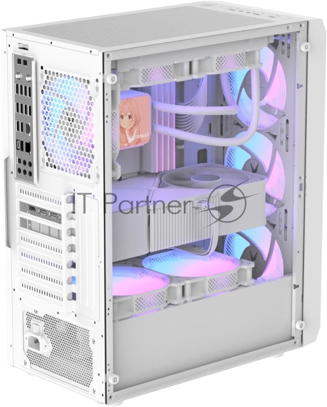 Корпус Formula Air Power G1 Plus белый без БП ATX 5x140mm 1xUSB2.0 1xUSB3.0 audio bott PSU