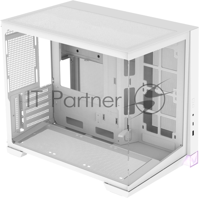 Корпус Formula Crystal Z4M Plus белый без БП mATX 3x120mm 1xUSB3.0 audio bott PSU