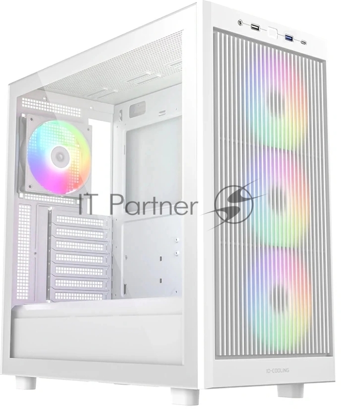 Корпус ID-Cooling Ware 510 белый без БП ATX 7x120mm 5x140mm 1xUSB2.0 1xUSB3.0 audio bott PSU