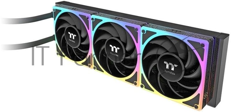 Система водяного охлаждения Thermaltake MAGCurve 360 Ultra ARGB Soc-AM5/AM4/1200/1700/1851 черный 4-pin 32.8-35.1dB Al LCD Ret (CL-W453- PL12SW-A)
