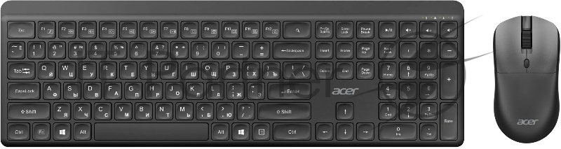 Клавиатура + мышь Acer OCC502 клав:черный мышь:черный USB беспроводная Multimedia (ZL.ACC11.00J)