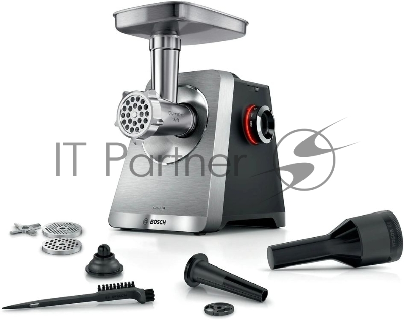 Мясорубка Bosch Series 8 MFWS820M 2500Вт черный