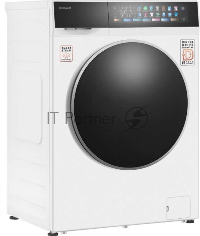 Стиральная машина Weissgauff WM 995 Direct Drive Touch Inverter Steam класс: A+++ загр.фронтальная макс.:12кг белый