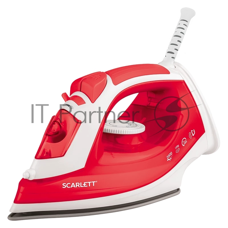 Утюг Scarlett SC-SI30P15 красный, 2000 Вт, 40 г/мин, 120 г/мин, 180 мл