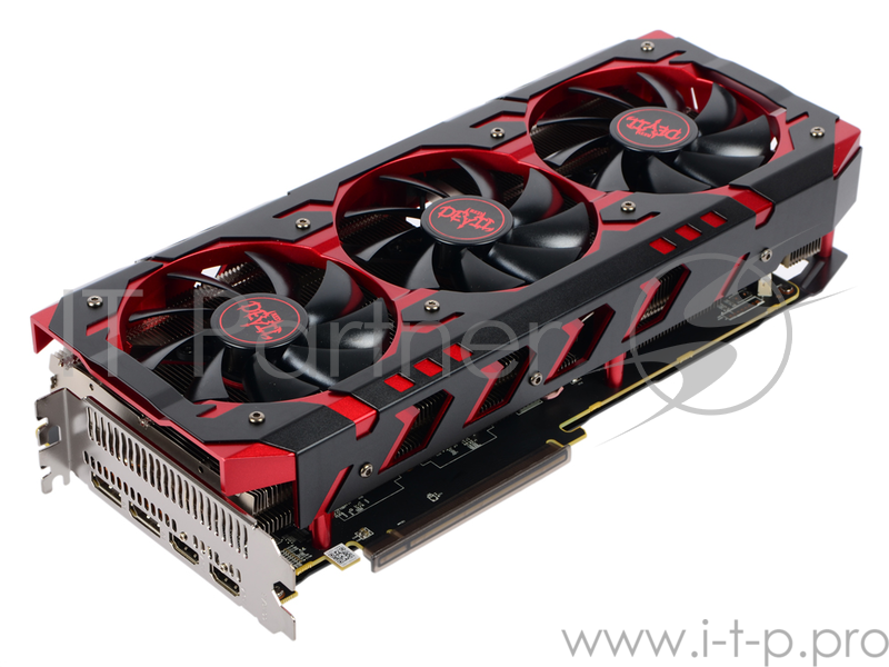 Видеокарта POWERCOLOR AMD Radeon RX Vega 56 , AXRX VEGA 56 8GBHBM2-2D2H/OC, 8Гб, HBM2, OC, Ret