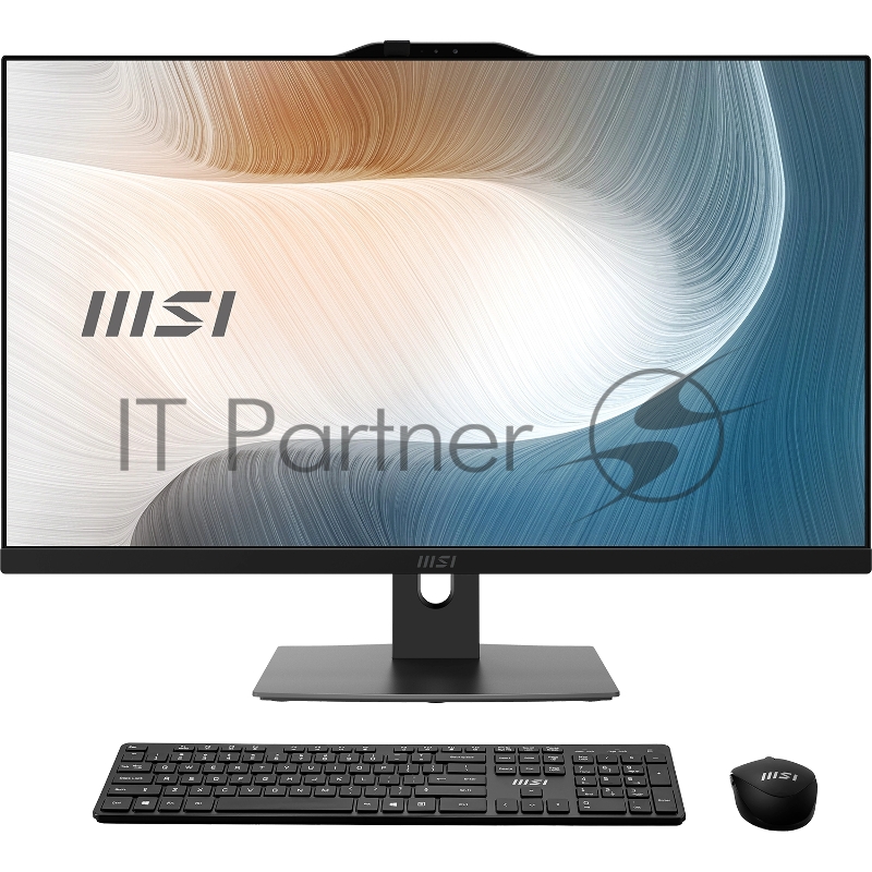 Моноблок MSI Modern AM272P 1M-1467XRU 27(1920x1080 IPS)/Intel Core 5 120U(1.4Ghz)/16384Mb/512PCISSD Graphics/Cam/BT/WiFi/war 1y/7.5kg/Black/noOS + Wireless KB+M