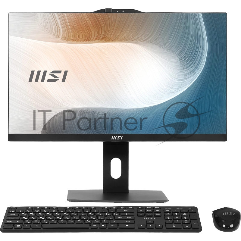 Моноблок MSI Modern AM242P 1M-2416XRU 23.8(1920x1080 IPS)/Intel Core 7 150U(1.8Ghz)/16384Mb/512PCISSD Graphics/Cam/BT/WiFi/war 1y/4.65kg/Black/noOS + Wireless KB+M