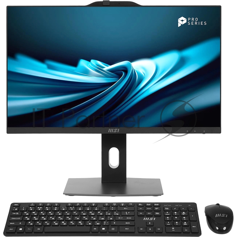 Моноблок MSI PRO AP242P 14M-1211XRU 23.8(1920x1080 IPS)/Intel Core i5 14400(2.5Ghz)/16384Mb/512PCISS UHD Graphics 730/Cam/BT/WiFi/-/war 1y/4.63kg/Black/noOS + Wireless KB+M