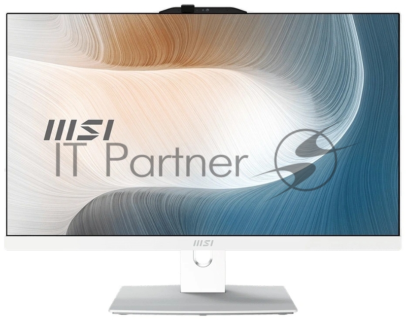 Моноблок MSI Modern AM242P 1M-2419XRU 23.8(1920x1080 IPS)/Intel Core 5 120U(1.4Ghz)/16384Mb/512PCISSD Graphics/Cam/BT/WiFi/war 1y/4.65kg/White/noOS + Wireless KB+M
