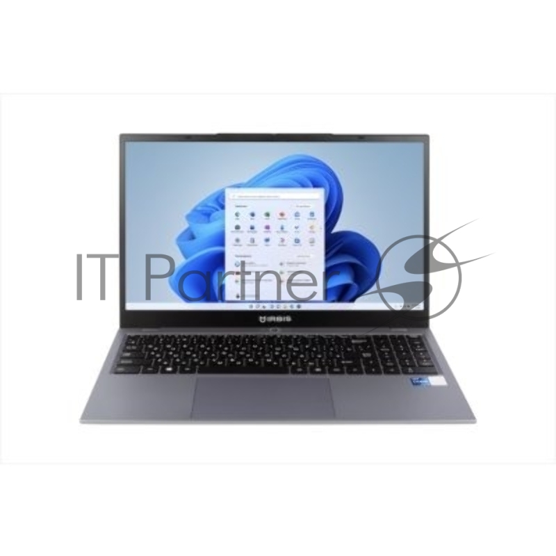 Ноутбук IRBIS SmartBook 15NBP3508 15.6 FHD (1920x1080) IPS 300cd,Core i5-1250P,16Gb ,512Gb SSD,4G LTE,45Wh,Metal case,FP,TPM 2.0,1 type C full function,1.7kg,Grey,1y,Win11Pro