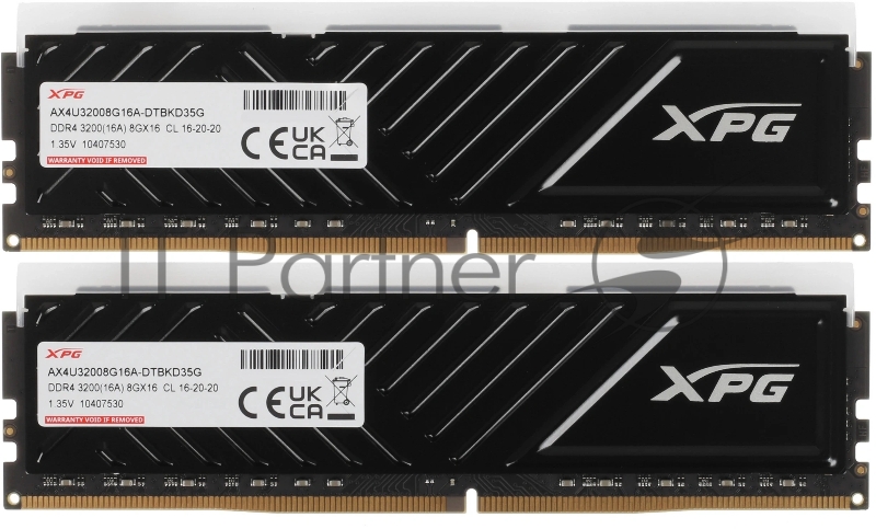 Модуль памяти ADATA DIMM 16GB (8GBx2) DDR4-3200 AX4U32008G16A-DTBKD35G
