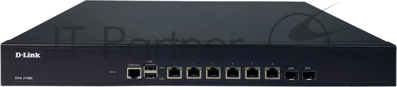 Маршрутизатор D-Link DSA-2108S/A2A 10/100/1000BASE-T черный