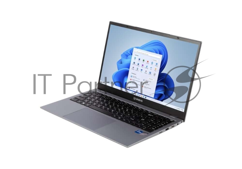 Ноутбук IRBIS 15NBP3508 15.6 FHD (1920x1080) IPS 300cd,Core i5-1250P,16Gb LPDDR5-5600,512Gb SSD,Wi-Fi 6+BT 5,76Wh,Metal case,Kbd Backlit,FPS,TPM 2.0,1.77kg,Grey,1y warranty,Win11Pro