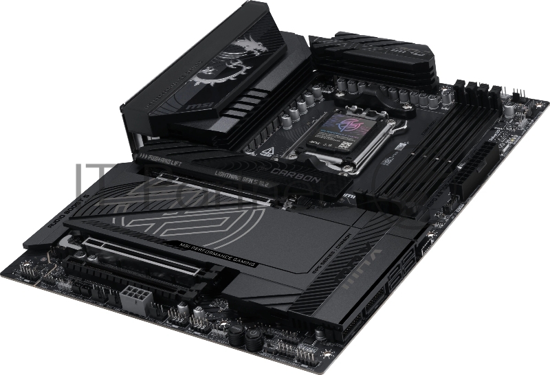 Материнская плата MSI MPG X870E CARBON MAX WIFI Socket AM5 AMD X870E 4xDDR5 ATX AC`97 8ch(7.1) 5Gigabit + 2.5Gigabit Ethernet RAID+HDMI