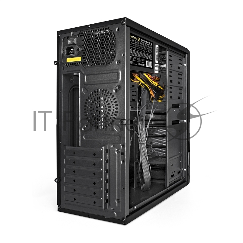 Компьютерный корпус ExeGate EX278398RUS Miditower ExeGate XP-329S Black, ATX, (XP450, Black,120мм), 2хUSB, Audio