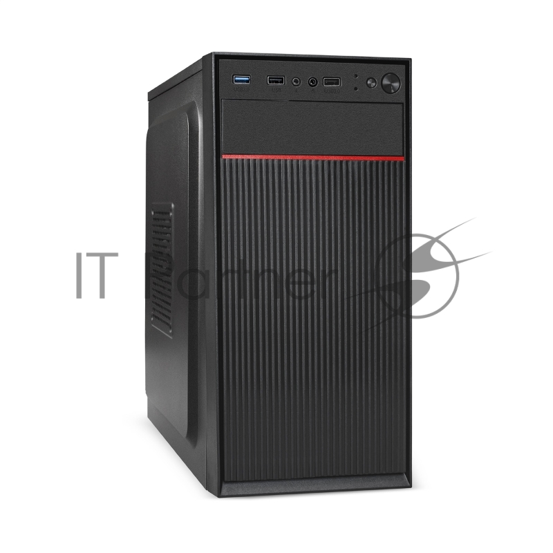 Компьютерный корпус Minitower ExeGate BAA-113U (mATX, без БП, 2хUSB+1хUSB 3.0, аудио, черный)
