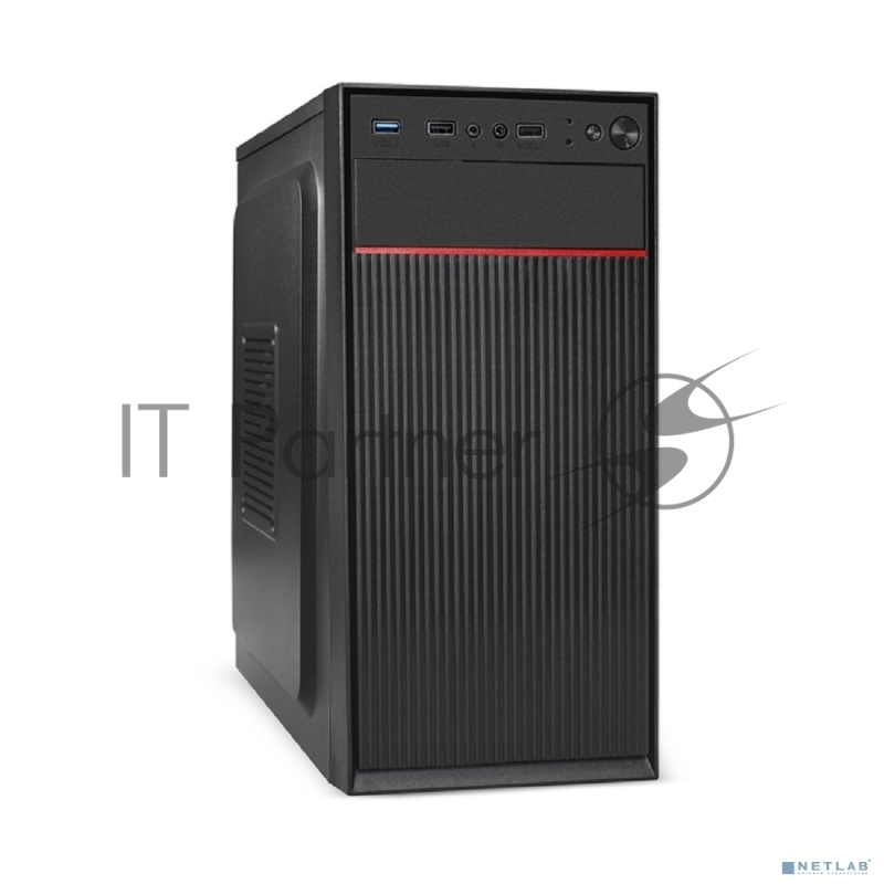 Компьютерный корпус Minitower ExeGate BAA-113U (mATX, без БП, 2хUSB+1хUSB 3.0, аудио, черный)