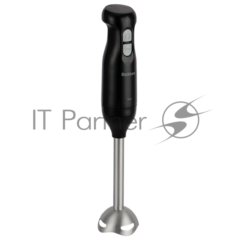 Блендер погружной Blackton Bt HB734SS Black-gray, мощность 700 Вт, 2 скорости, режим турбо, скорость работы до 13 000 об/мин, S-образный нож, пластиковый корпус, длина электрошнура 1 м, напряжение 220-240 В, 50-60 Гц, защита от поражения электротоком