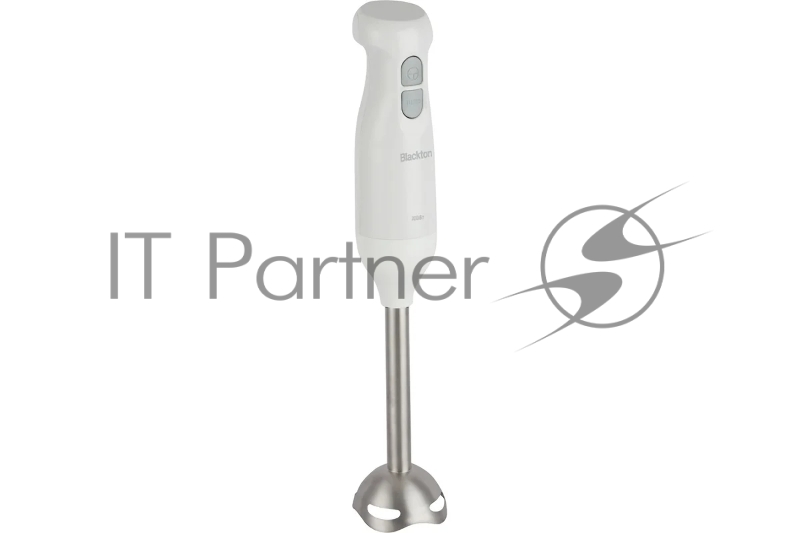 Блендер погружной Blackton Bt HB734SS White-gray, мощность 700 Вт, 2 скорости, режим турбо, скорость работы до 13 000 об/мин, S-образный нож, пластиковый корпус, длина электрошнура 1 м, напряжение 220-240 В, 50-60 Гц, защита от поражения электротоком