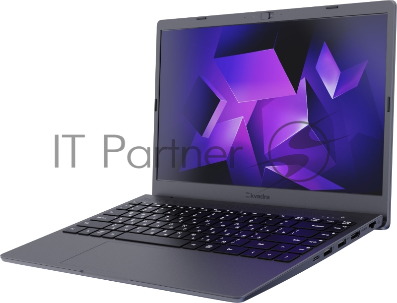 Ноутбук KVADRA NAU LE14U.12.122.001 (ЯДРВ.466229.004-08) Core i5-1335U 1.3GHz,14,1 FHD (1920x1080) IPS,16Gb DDR4-3200(1), 512Gb SSD,55Wh,1.6kg,1YW,FHD Webcam,WiFi/BT, noOS, Графит, МПТ