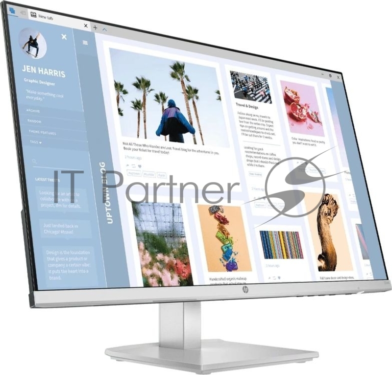 Монитор HP 23.8 Series 5 524sh серебристый/черный IPS LED 16:9 HDMI матовая HAS Piv 300cd 178гр/178гр 1920x1080 VGA FHD 2.5кг