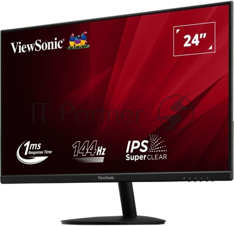 Монитор ViewSonic 23.8 VA24E2-H черный IPS LED 1ms 16:9 HDMI матовая 250cd 178гр/178гр 1920x1080 144Hz VGA FHD 2.7кг