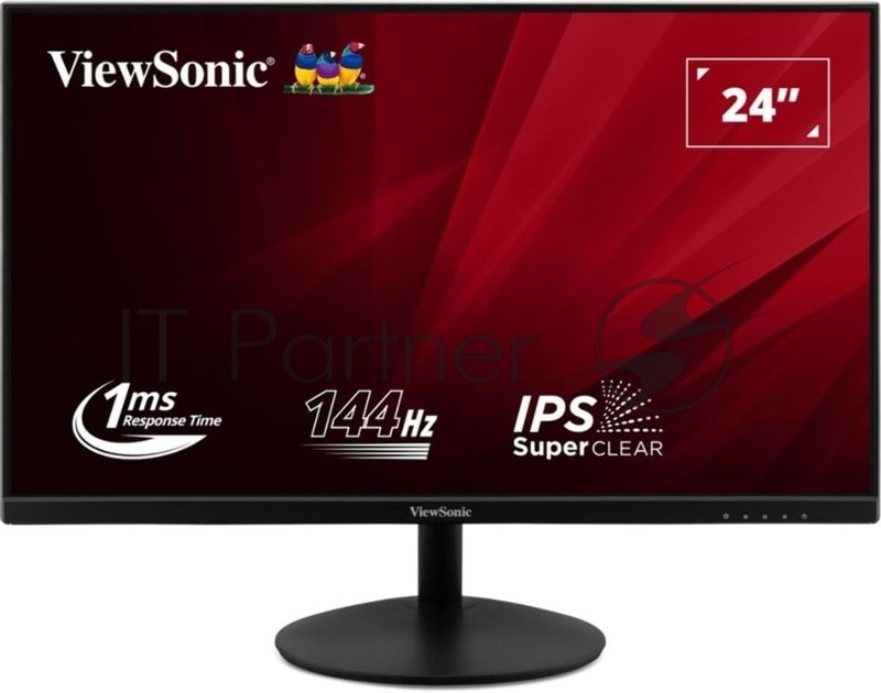 Монитор ViewSonic 23.8 VA24E2-H черный IPS LED 1ms 16:9 HDMI матовая 250cd 178гр/178гр 1920x1080 144Hz VGA FHD 2.7кг