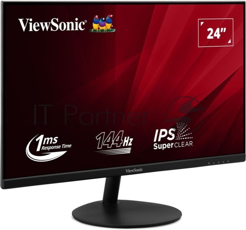 Монитор ViewSonic 23.8 VA24E2-H черный IPS LED 1ms 16:9 HDMI матовая 250cd 178гр/178гр 1920x1080 144Hz VGA FHD 2.7кг