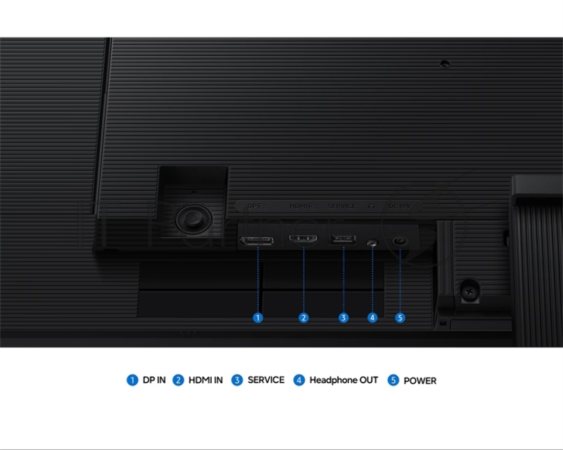 Монитор Samsung 27 ViewFinity S7 S27H700EAI IPS LED 16:9 3840x2160x60Hz 5ms 300cd 1000:1 178/178 DP HDMI Tilt VESA Black
