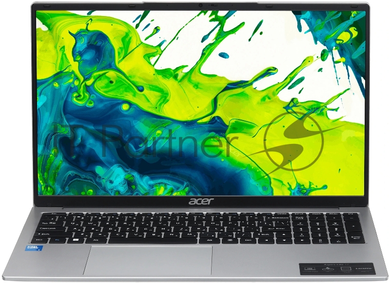 Ноутбук Acer Aspire Lite AL17-31P-3498/17.3/IPS/Intel Core 3 N355/8Gb/512Gb SSD/Intel Graphics/DOS/серебристый/2kg