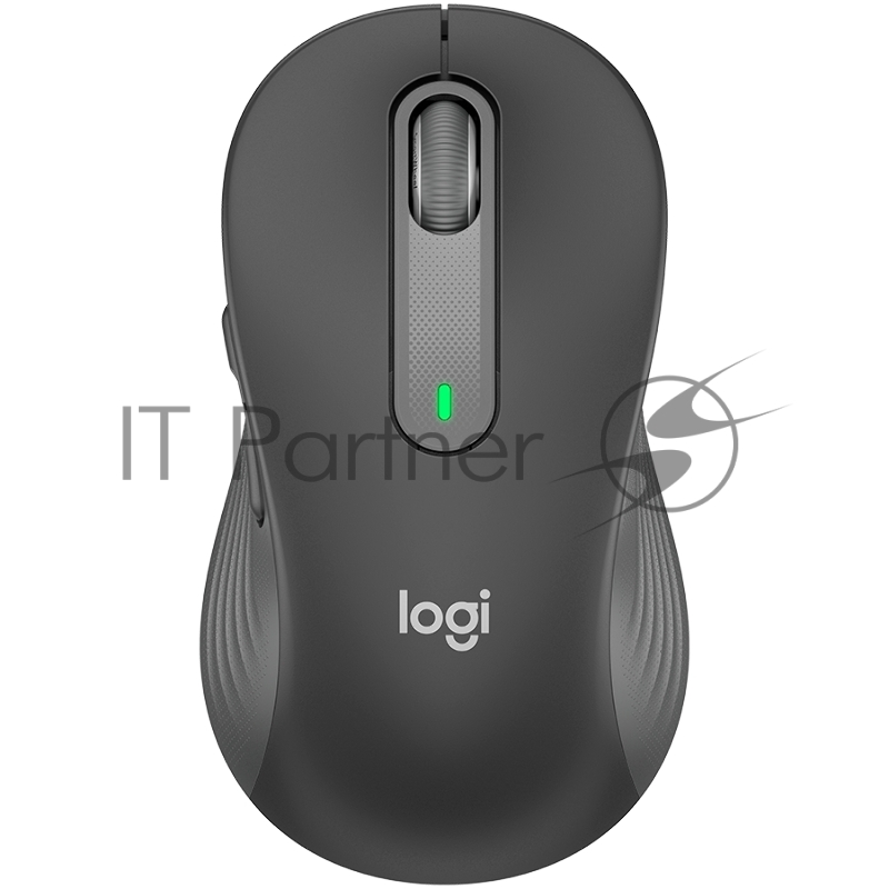 Мышь беспроводная Logitech Signature M650 L графитовый, 4000 dpi, радиоканал, Bluetooth, USB, кнопки - 5