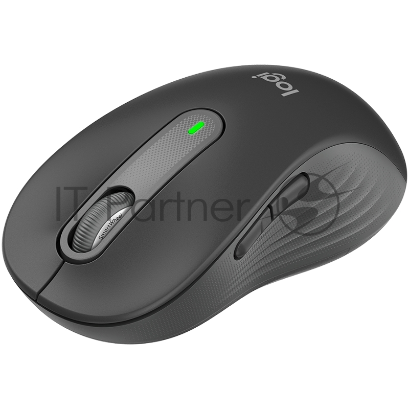 Мышь беспроводная Logitech Signature M650 L графитовый, 4000 dpi, радиоканал, Bluetooth, USB, кнопки - 5