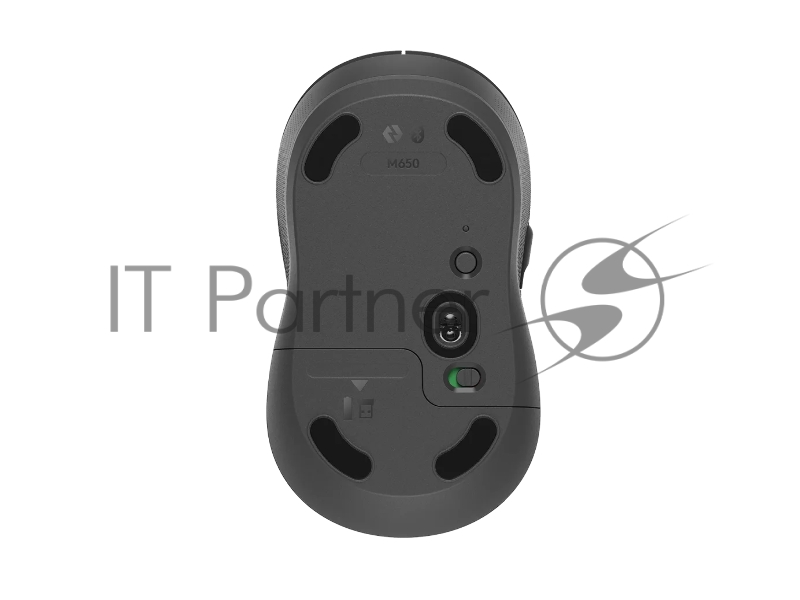 Мышь беспроводная Logitech Signature M650 L графитовый, 4000 dpi, радиоканал, Bluetooth, USB, кнопки - 5