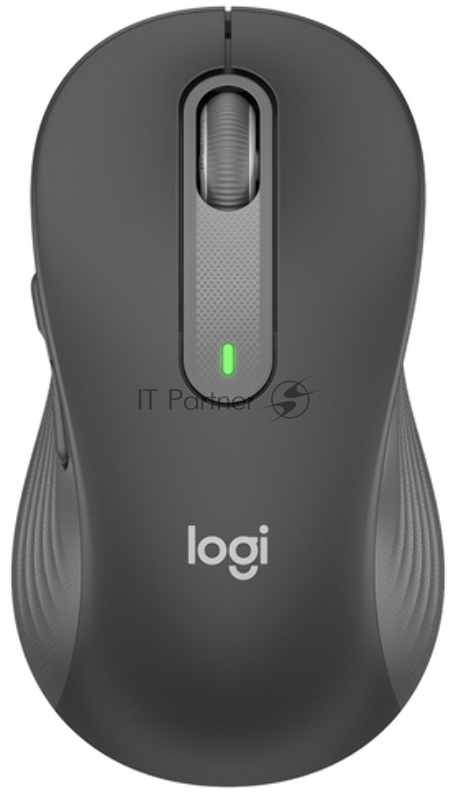 Мышь беспроводная Logitech Signature M650 L графитовый, 4000 dpi, радиоканал, Bluetooth, USB, кнопки - 5