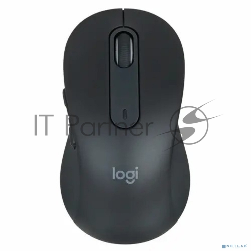 Мышь беспроводная Logitech Signature M650 L графитовый, 4000 dpi, радиоканал, Bluetooth, USB, кнопки - 5