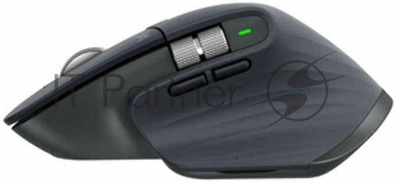 Мышь беспроводная Logitech MX Master 3s графитовый, 8000 dpi, радиоканал, Bluetooth, USB, кнопки - 7