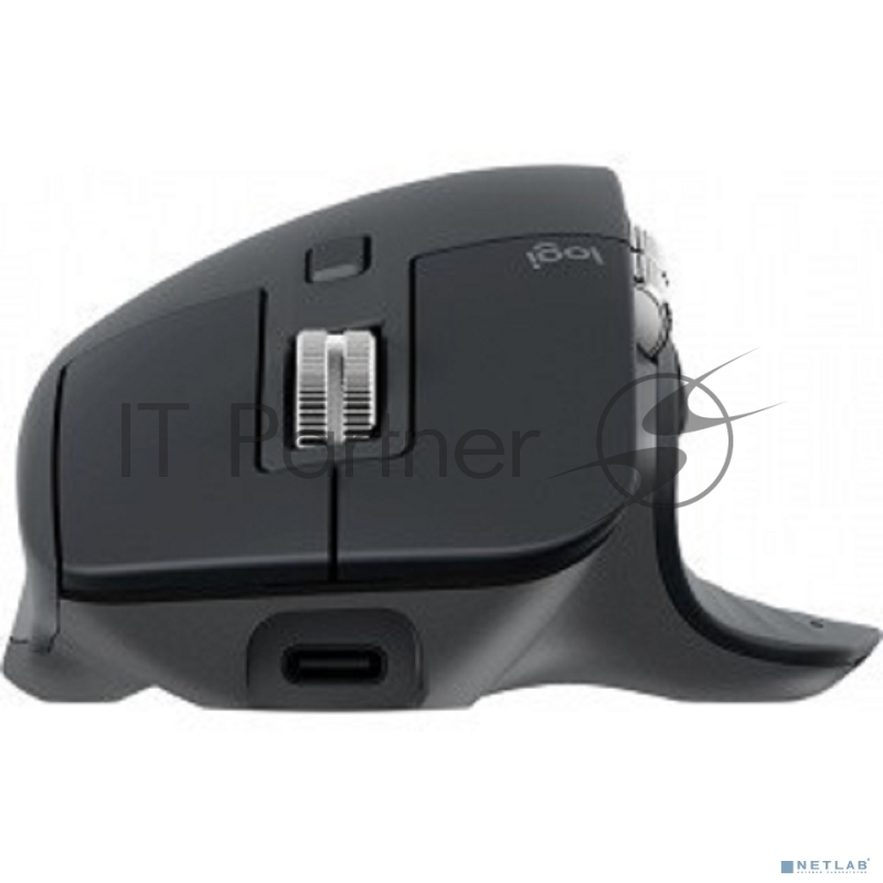 Мышь беспроводная Logitech MX Master 3s графитовый, 8000 dpi, радиоканал, Bluetooth, USB, кнопки - 7
