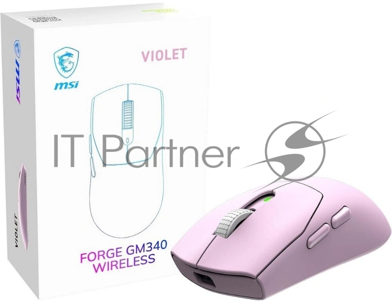 Мышь MSI FORGE GM340 W VIOLET
