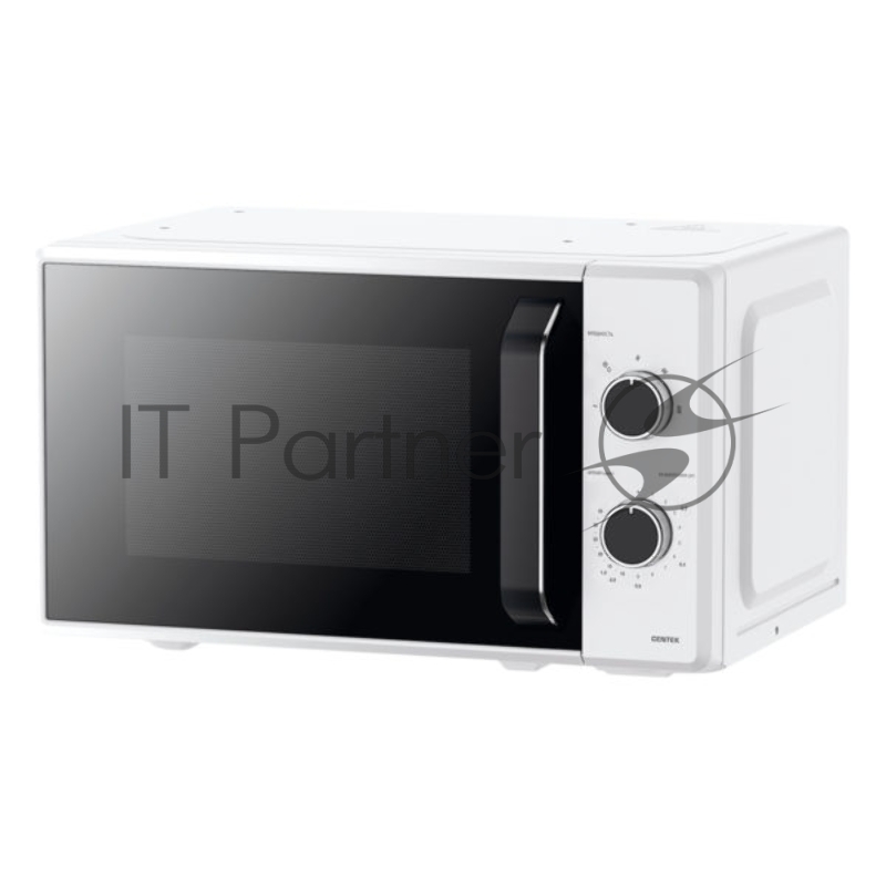 Микроволновая печь Centek CT-1550 белый, 20 л, 700 Вт, переключатели - поворотный механизм