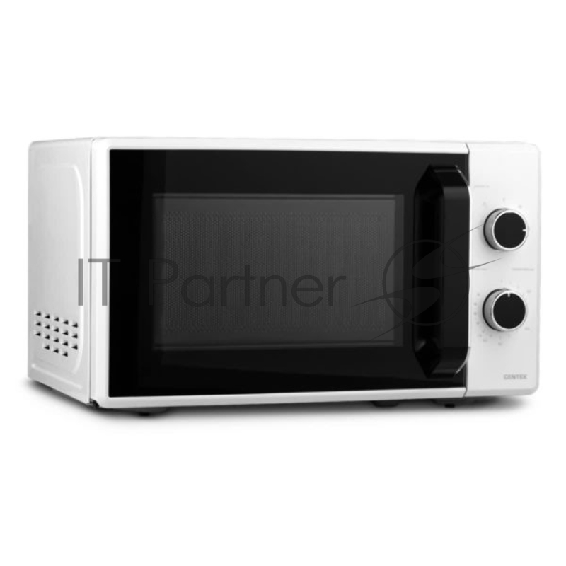 Микроволновая печь Centek CT-1550 белый, 20 л, 700 Вт, переключатели - поворотный механизм