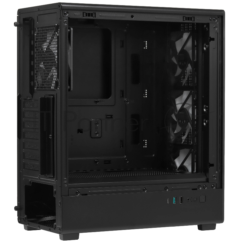 Корпус Deepcool CC550 4F черный без БП ATX 4x120mm 5x140mm 1xUSB2.0 1xUSB3.0 audio bott PSU