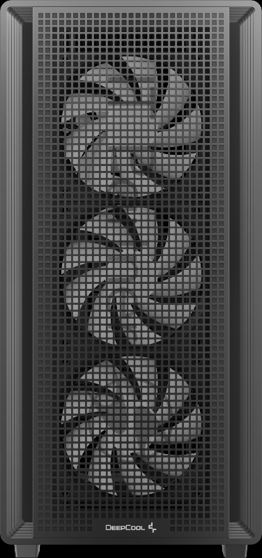 Корпус Deepcool CC550 4F черный без БП ATX 4x120mm 5x140mm 1xUSB2.0 1xUSB3.0 audio bott PSU