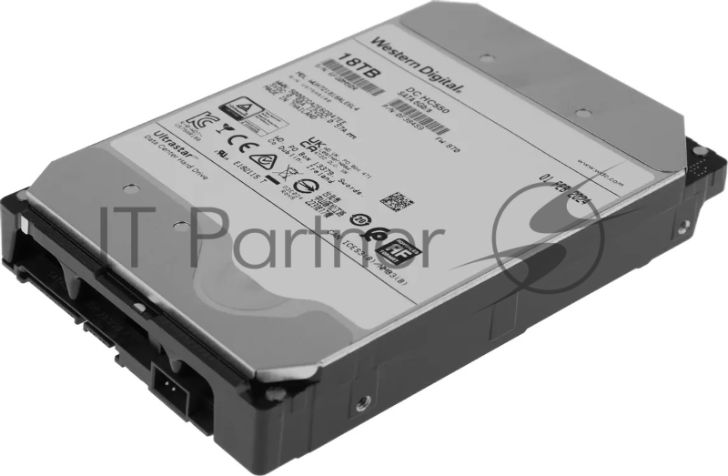 Жесткий диск серверный 3.5 18TB WD Ultrastar DC HC550 (WUH721818ALE6L4) SATA 6Gb/s, 7200rpm, 512MB, 0F38467, 512e