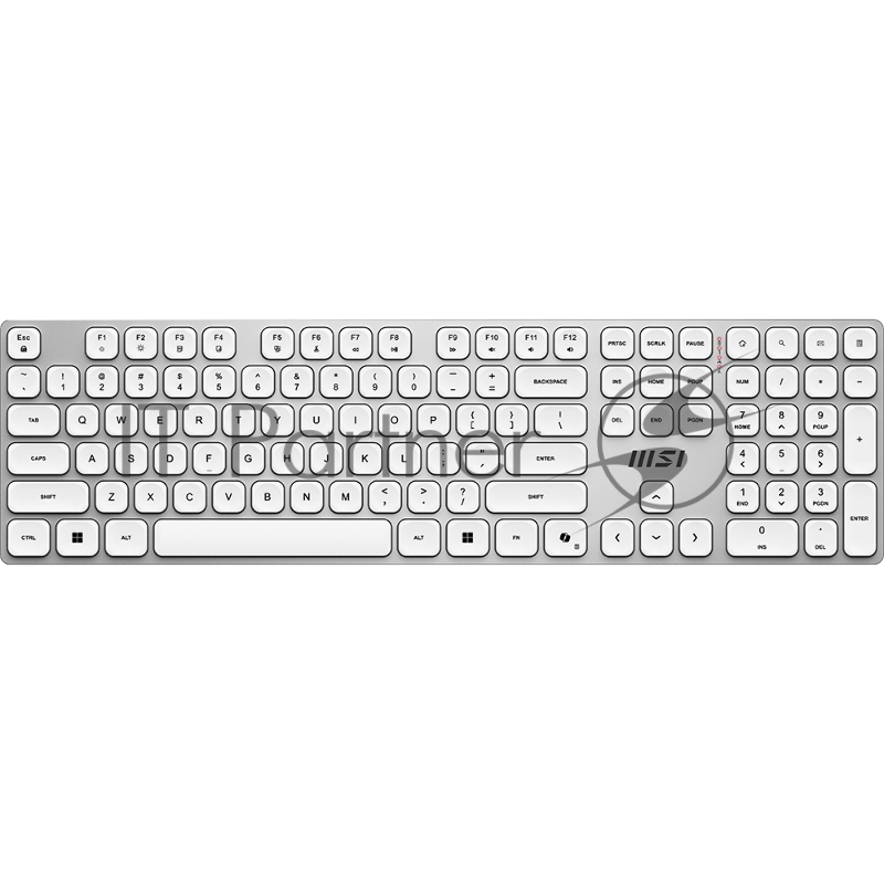 Комплект клавиатура и мышь MSI FORGE K210 W COMBO WHITE RU