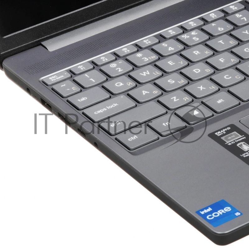 Ноутбук 15.3 IPS WUXGA LENOVO IdeaPad Slim 3 15IRH10 серый (Core i5-13420H/16Gb/512Gb SSD/VGA int/noOS) ((83K100MLLK))